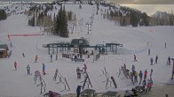 Archived image Webcam Grand Targhee Resort: Base Station Dreamcatcher 08:00