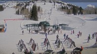 Archived image Webcam Grand Targhee Resort: Base Station Dreamcatcher 12:00