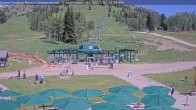 Archived image Webcam Grand Targhee Resort: Base Station Dreamcatcher 13:00