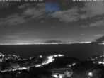 Archiv Foto Webcam Blick von Sorrento auf den Vesuv 23:00