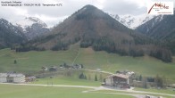 Archived image Webcam Kartitsch - View Hotel Monte 13:00