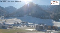 Archived image Webcam Kartitsch - View Hotel Monte 11:00