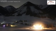 Archived image Webcam Kartitsch - View Hotel Monte 23:00