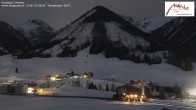 Archived image Webcam Kartitsch - View Hotel Monte 05:00