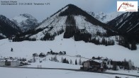 Archived image Webcam Kartitsch - View Hotel Monte 07:00