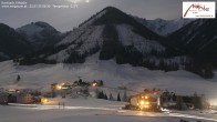 Archived image Webcam Kartitsch - View Hotel Monte 05:00