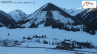 Archived image Webcam Kartitsch - View Hotel Monte 07:00