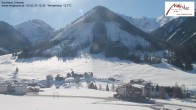 Archived image Webcam Kartitsch - View Hotel Monte 11:00