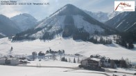 Archived image Webcam Kartitsch - View Hotel Monte 11:00