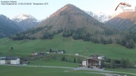 Archived image Webcam Kartitsch - View Hotel Monte 05:00