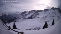 Archiv Foto Webcam Ladurns: Piste an der Ladurner Alm 09:00