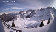 Archiv Foto Webcam Ladurns: Piste an der Ladurner Alm 13:00