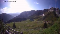 Archiv Foto Webcam Ladurns: Piste an der Ladurner Alm 07:00