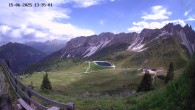 Archiv Foto Webcam Ladurns: Piste an der Ladurner Alm 13:00