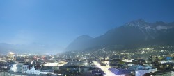 Archived image Webcam Panoramic view - Innsbruck 01:00