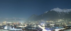 Archiv Foto Webcam Panoramablick Innsbruck 23:00