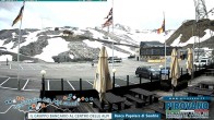 Archiv Foto Webcam Stilfserjoch: Talstation Seilbahn 15:00
