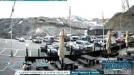 Archiv Foto Webcam Stilfserjoch: Talstation Seilbahn 09:00