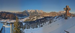 Archiv Foto Webcam Pillersee: Jakobskreuz Bergstation Buchensteinwand 15:00