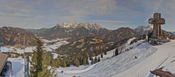 Archiv Foto Webcam Pillersee: Jakobskreuz Bergstation Buchensteinwand 11:00