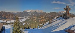 Archiv Foto Webcam Pillersee: Jakobskreuz Bergstation Buchensteinwand 13:00