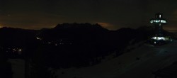 Archiv Foto Webcam Pillersee: Jakobskreuz Bergstation Buchensteinwand 21:00
