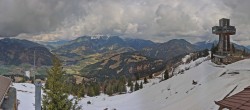 Archiv Foto Webcam Pillersee: Jakobskreuz Bergstation Buchensteinwand 11:00