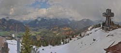 Archiv Foto Webcam Pillersee: Jakobskreuz Bergstation Buchensteinwand 13:00