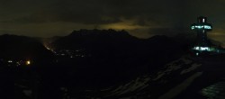 Archiv Foto Webcam Pillersee: Jakobskreuz Bergstation Buchensteinwand 23:00