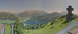 Archiv Foto Webcam Pillersee: Jakobskreuz Bergstation Buchensteinwand 09:00