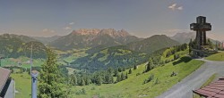 Archiv Foto Webcam Pillersee: Jakobskreuz Bergstation Buchensteinwand 11:00