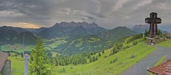 Archiv Foto Webcam Pillersee: Jakobskreuz Bergstation Buchensteinwand 19:00