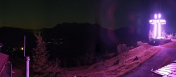 Archiv Foto Webcam Pillersee: Jakobskreuz Bergstation Buchensteinwand 23:00