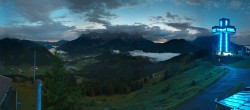 Archiv Foto Webcam Pillersee: Jakobskreuz Bergstation Buchensteinwand 10:00