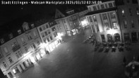 Archived image Webcam View at the market place in Ettlingen 01:00