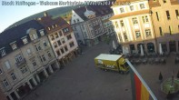 Archived image Webcam View at the market place in Ettlingen 06:00