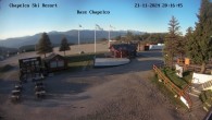 Archived image Webcam View at the parking area at the Chapelco Ski Resort 19:00