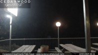 Archived image Webcam Falls Creek - Cedarwood Apartments 19:00
