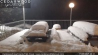 Archiv Foto Webcam Falls Creek: Cedarwood Apartments 19:00