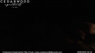 Archived image Webcam Falls Creek - Cedarwood Apartments 01:00