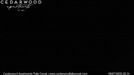 Archived image Webcam Falls Creek - Cedarwood Apartments 01:00