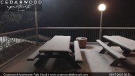 Archiv Foto Webcam Falls Creek: Cedarwood Apartments 23:00