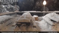 Archived image Webcam Falls Creek - Cedarwood Apartments 23:00