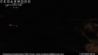 Archived image Webcam Falls Creek - Cedarwood Apartments 05:00
