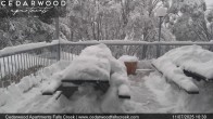 Archived image Webcam Falls Creek - Cedarwood Apartments 09:00