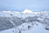 Archiv Foto Webcam Zermatt: Station Sunnega mit Blick aufs Matterhorn 05:00