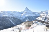 Archiv Foto Webcam Zermatt: Station Sunnega mit Blick aufs Matterhorn 13:00