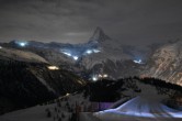 Archiv Foto Webcam Zermatt: Station Sunnega mit Blick aufs Matterhorn 19:00