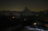 Archiv Foto Webcam Zermatt: Station Sunnega mit Blick aufs Matterhorn 23:00