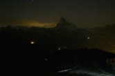 Archiv Foto Webcam Zermatt: Station Sunnega mit Blick aufs Matterhorn 23:00